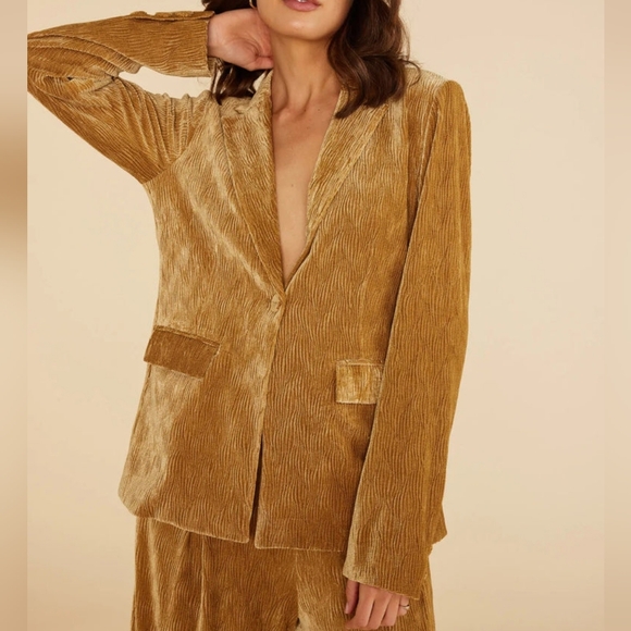 MINKPINK Jackets & Blazers - MINKPINK | $169 Arianna Velvet Blazer